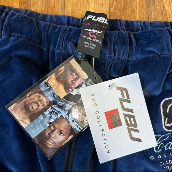 FUBU Vintage Millennium Y2K Velour Terrycloth Sweatpants - Picture 8 of 10